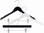 Black & White Wood Hangers