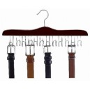 Specialty Belt Hanger - Walnut & Chrome