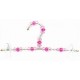 Children's Pink and Transparent Pant/Skirt Glam Hanger