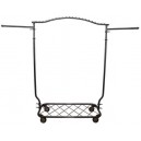 Raw Steel Decorative Rolling Rack