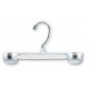 Plastic Gripper Hanger w/ Swivel Hook - White