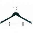 Black Combination Hanger w/ Clips