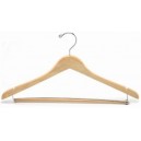 Contoured Suit Hanger w/ Locking Bar