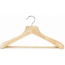 Contoured Suit Hanger w/ Non-Slip Bar