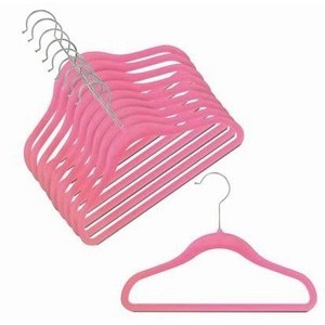 Childrens Slim-Line Hot Pink Hanger